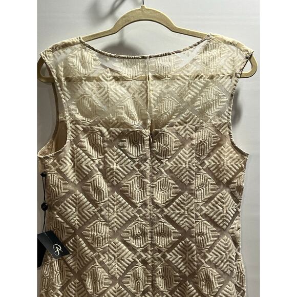 Adrianna Papell Lightweight Cream
Embroidered Lace Sheath Dress
Lined Sz 10 NEW‎ - Picture 5 of 9